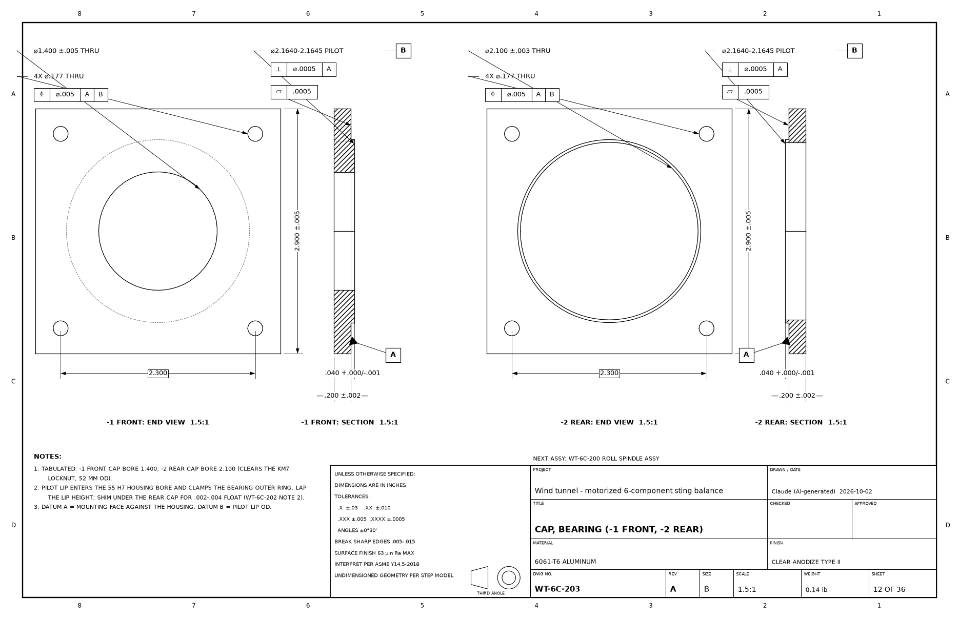 Drawing WT-6C-203