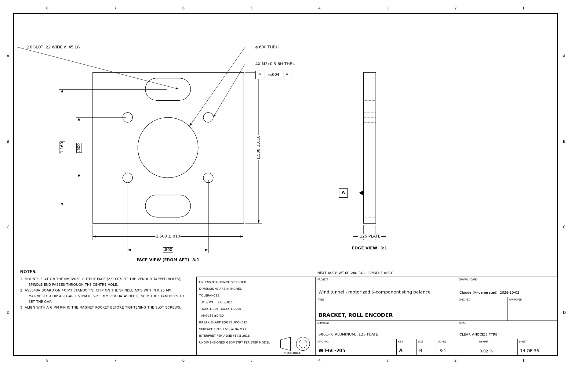 Drawing WT-6C-205