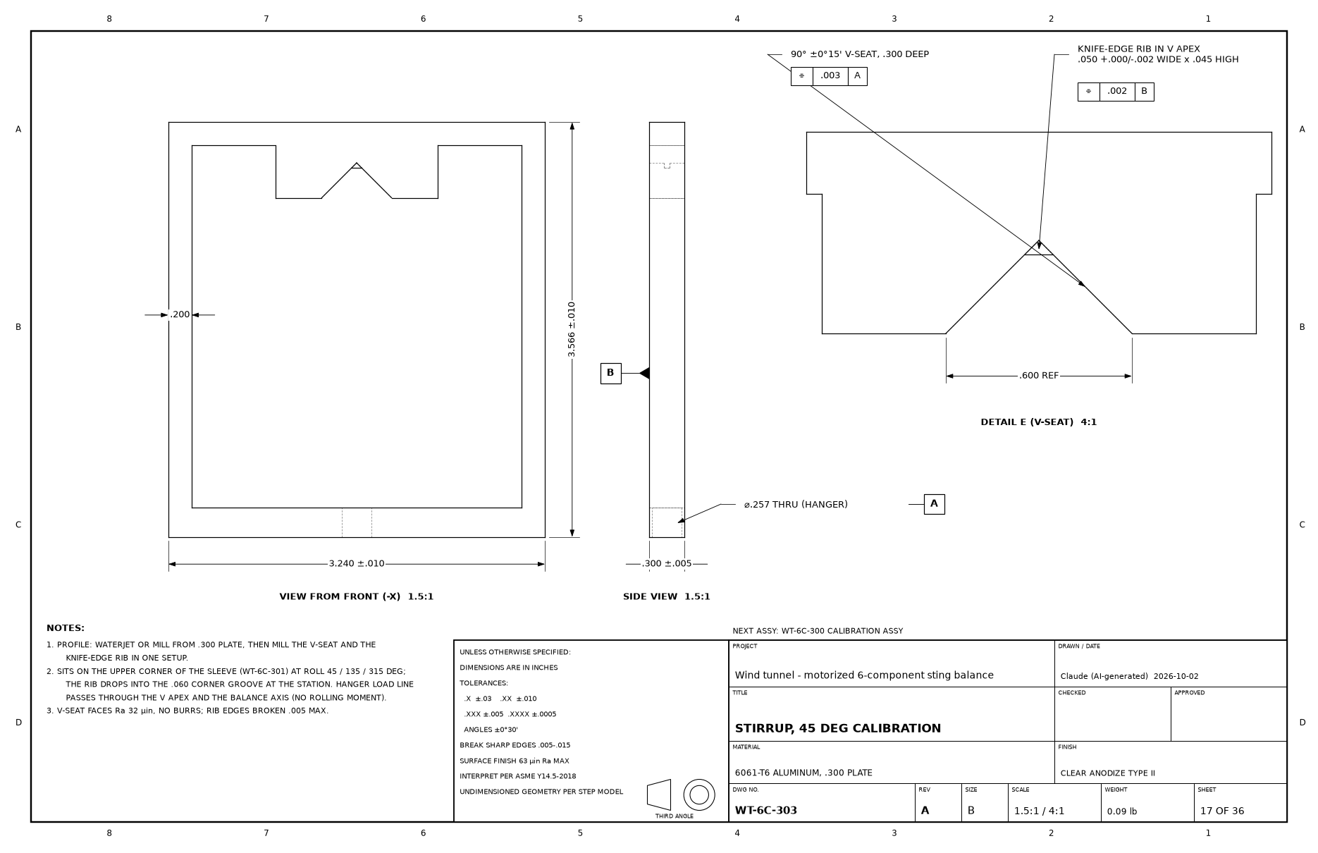 Drawing WT-6C-303