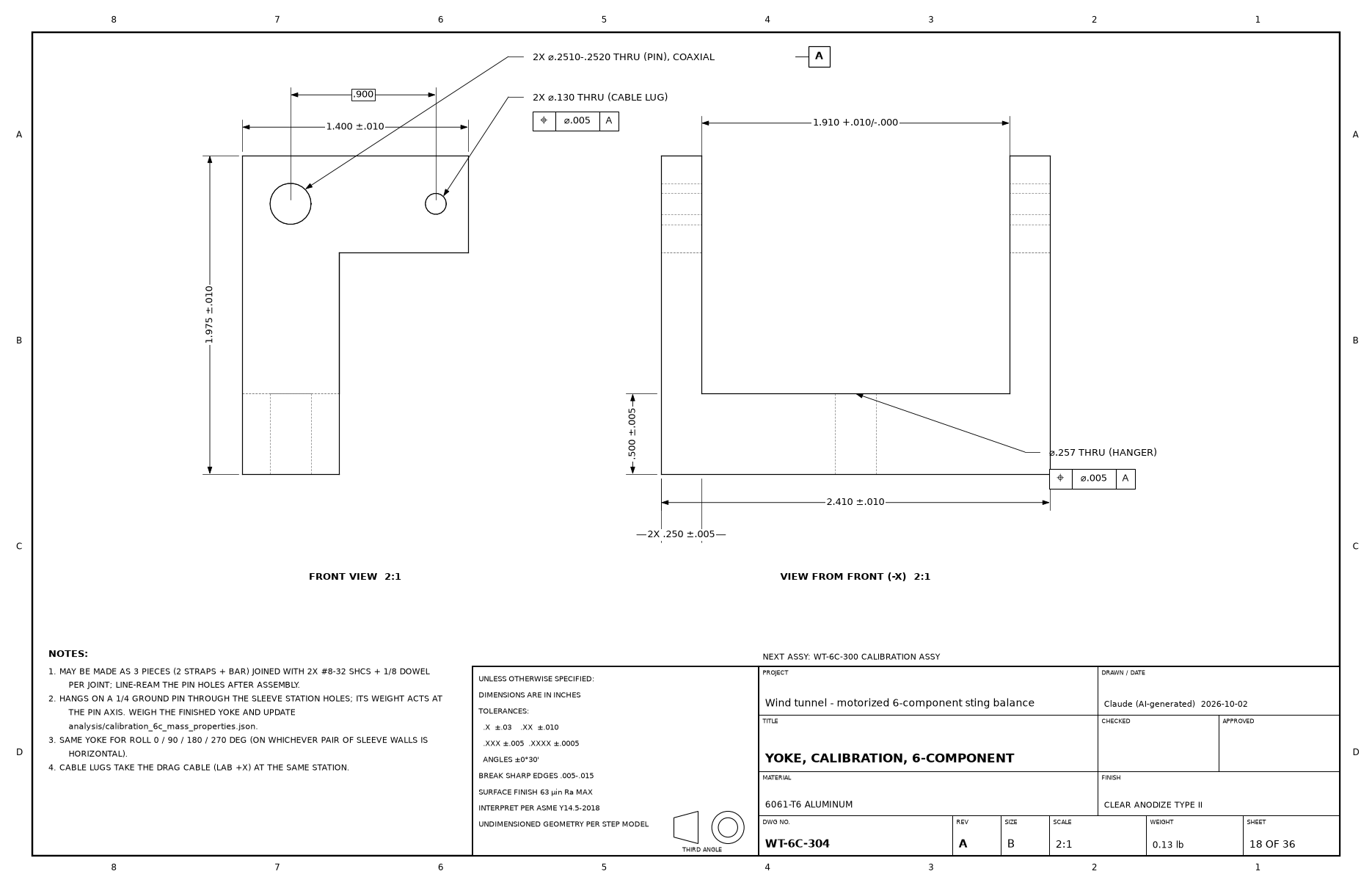 Drawing WT-6C-304