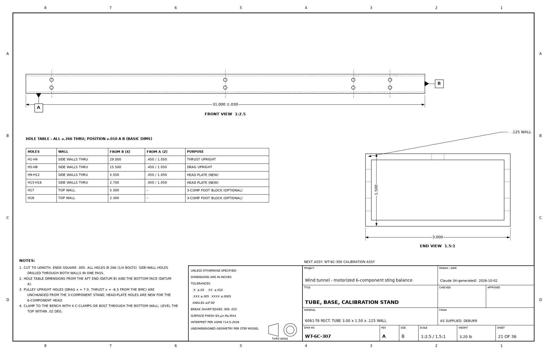 Drawing WT-6C-307