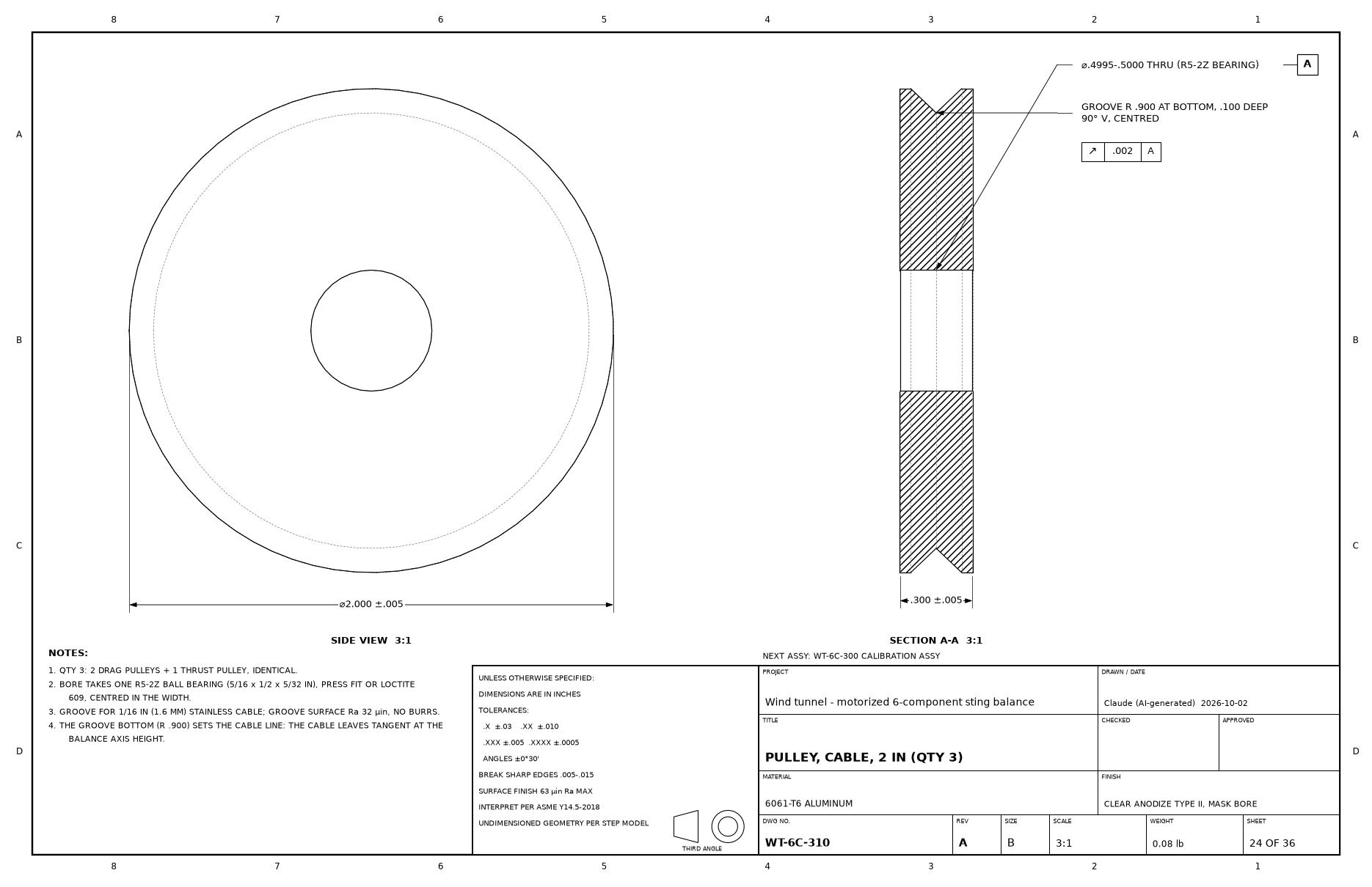 Drawing WT-6C-310