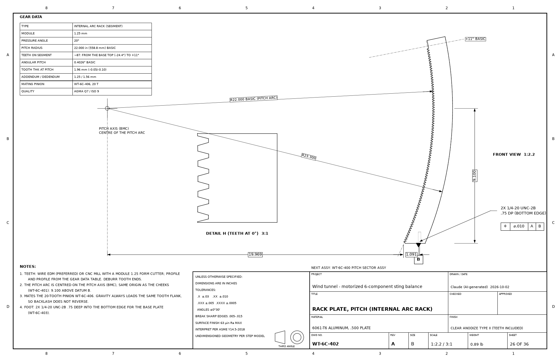 Drawing WT-6C-402