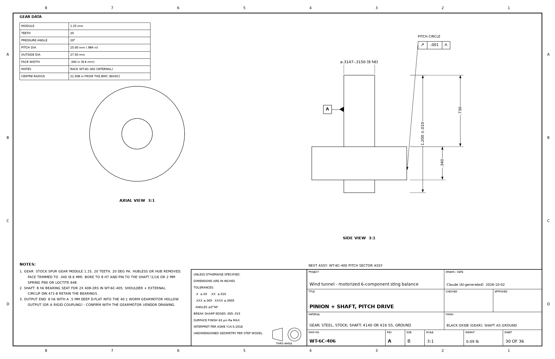 Drawing WT-6C-406