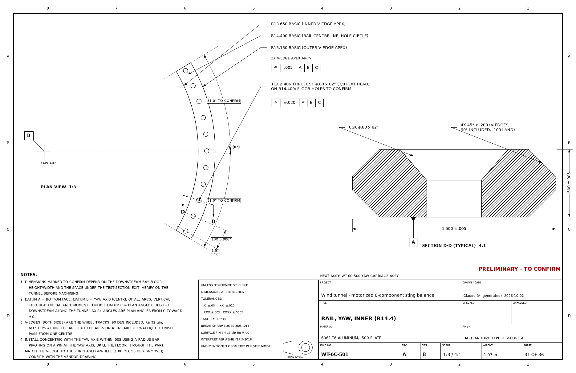 Drawing WT-6C-501