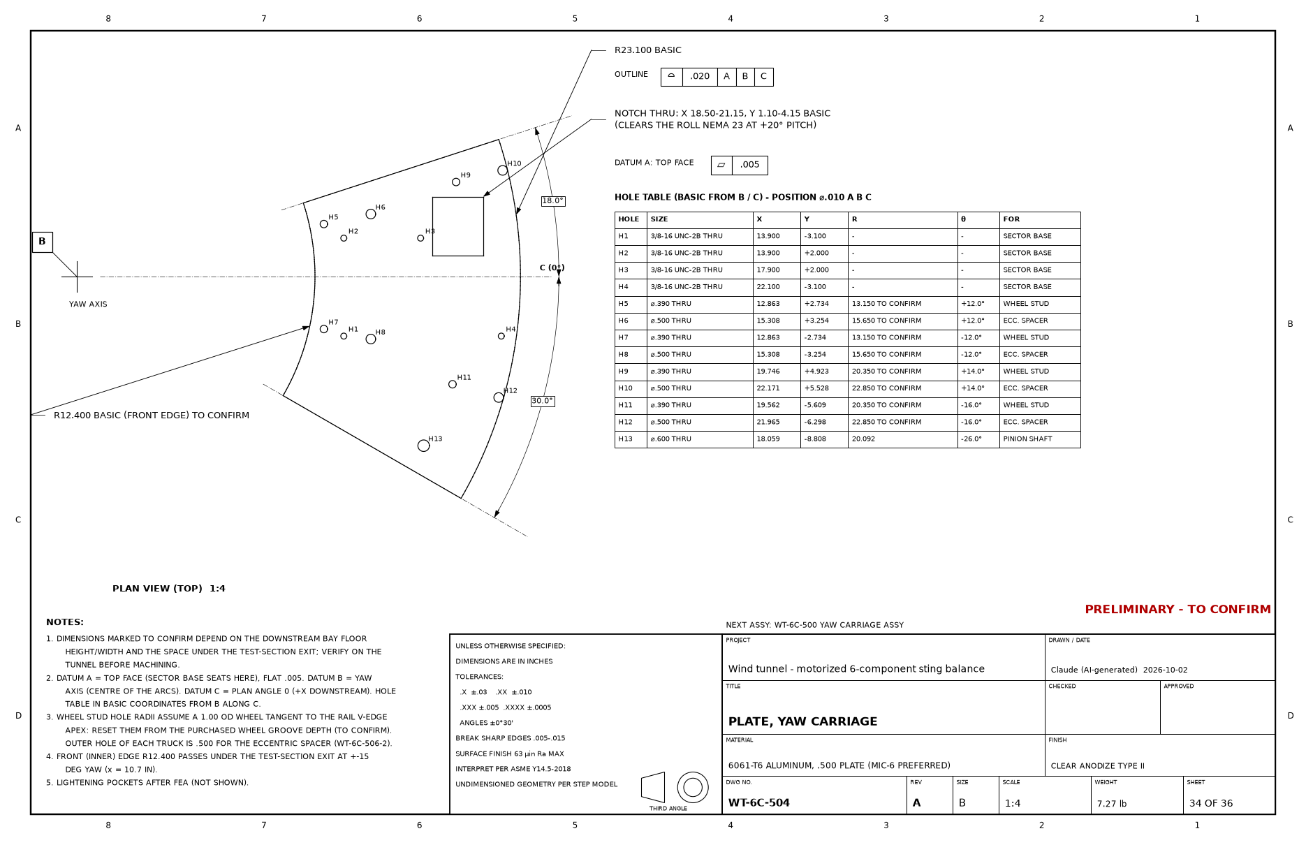 Drawing WT-6C-504